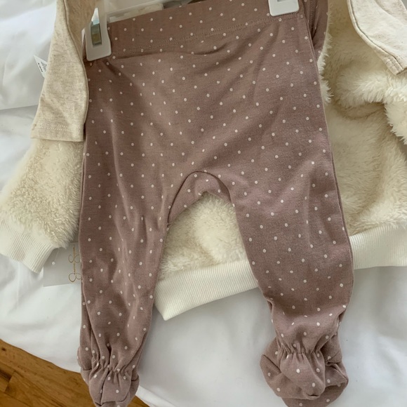 Baby 3-6 month fleece coat/pants/onsie set - Picture 3 of 4